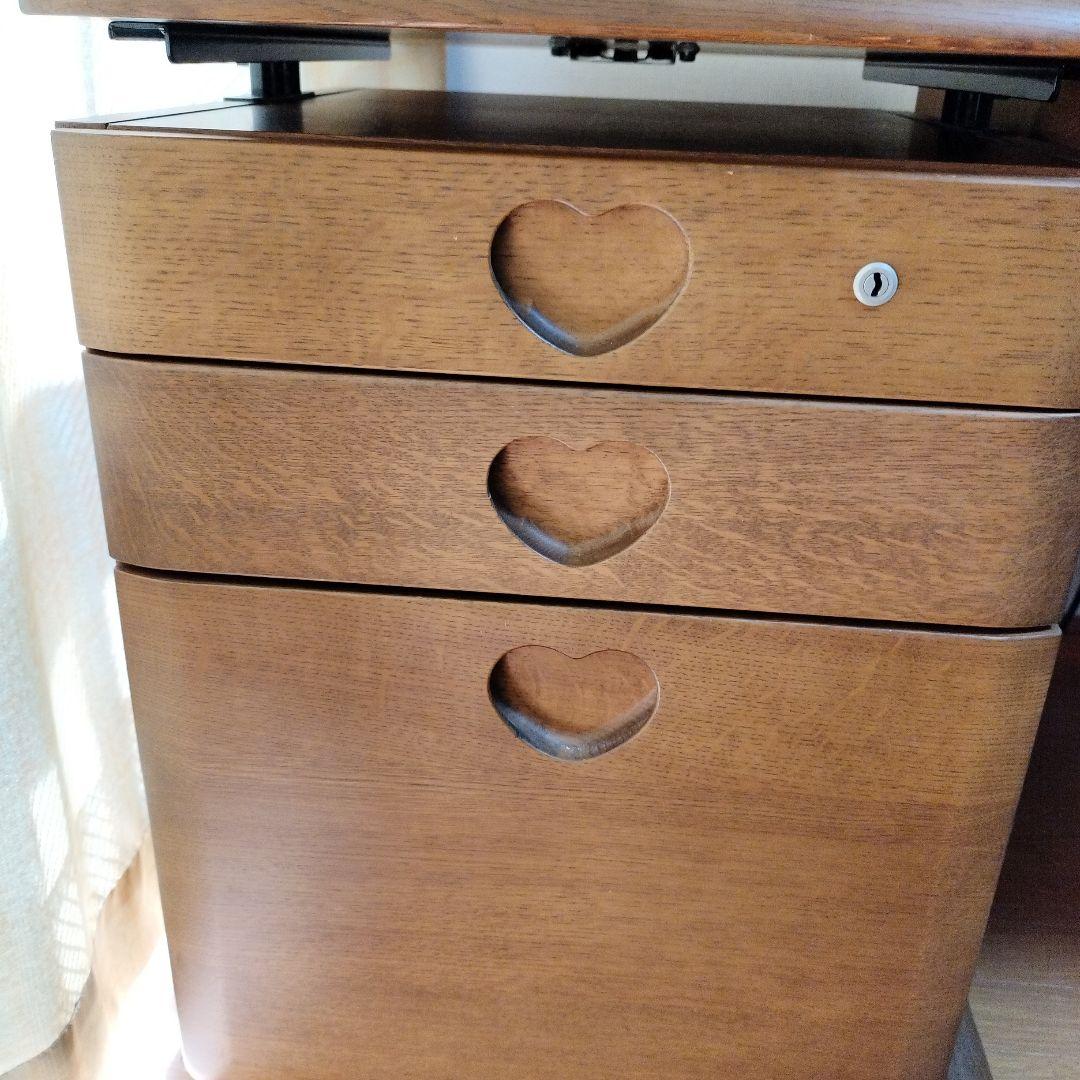 chibikoro様専用】カリモク学習机5点セット：引き出しワゴン - メルカリ