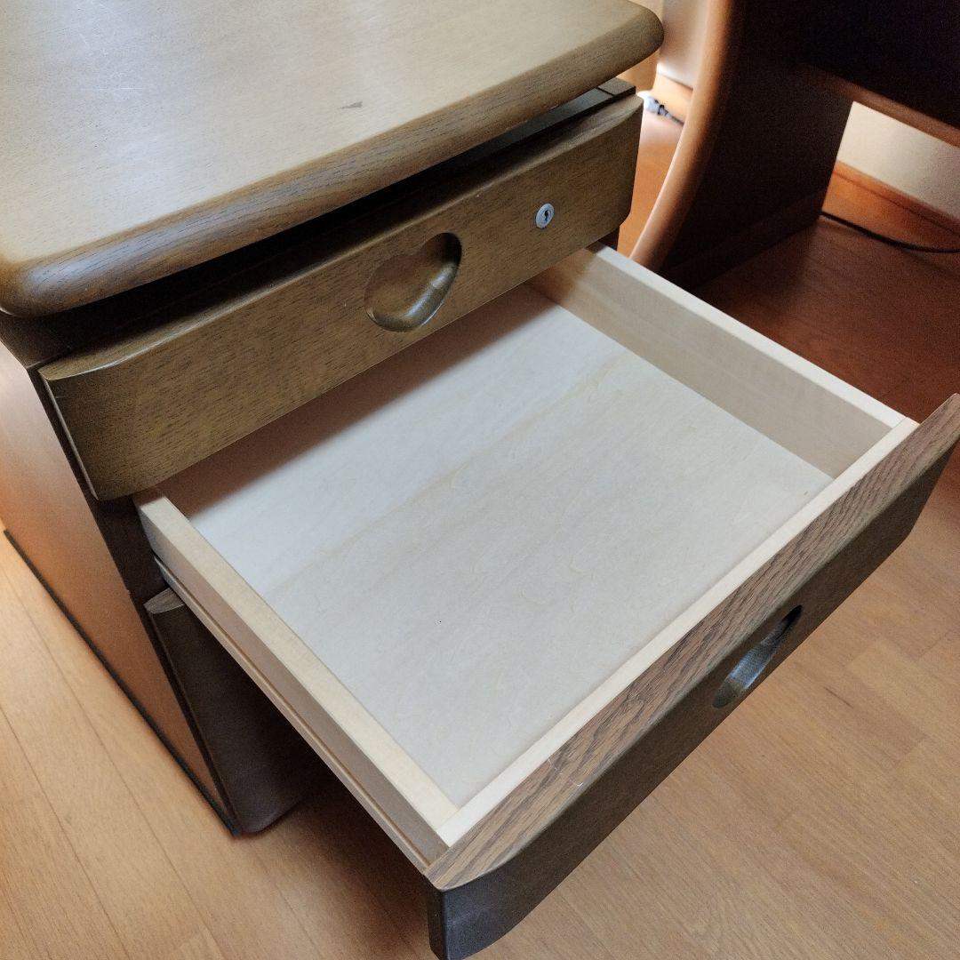 chibikoro様専用】カリモク学習机5点セット：引き出しワゴン - メルカリ