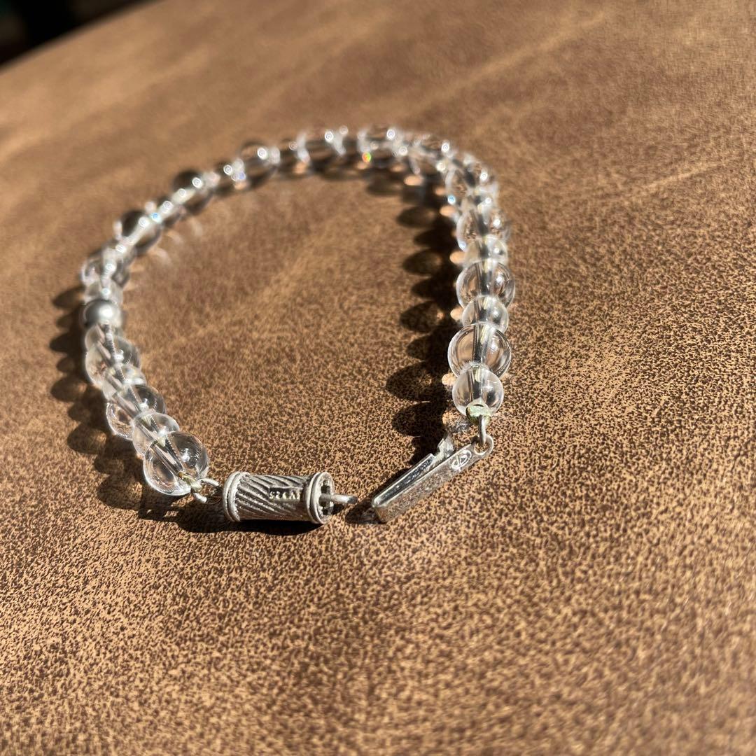 phitenファイテン 水晶ブレスレット 19㎝ 水晶 チタン ブレスレットの