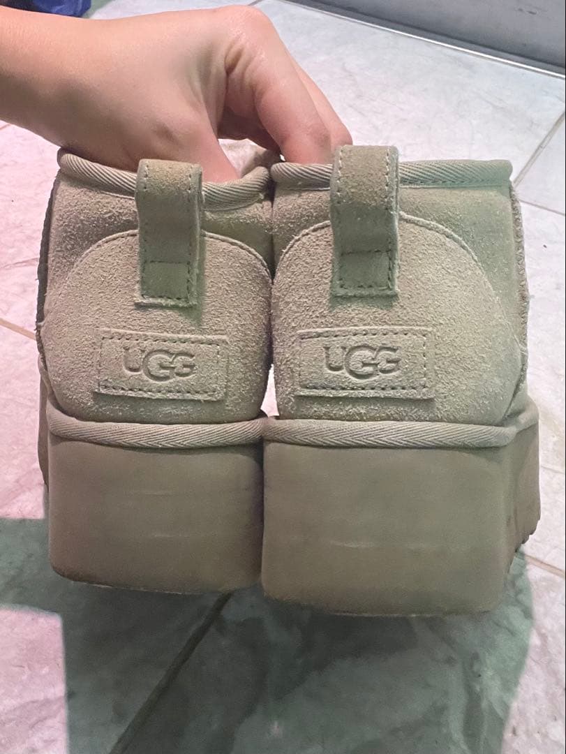 UGG サンド ムートンブーツ ウルトラミニ 25cm US8