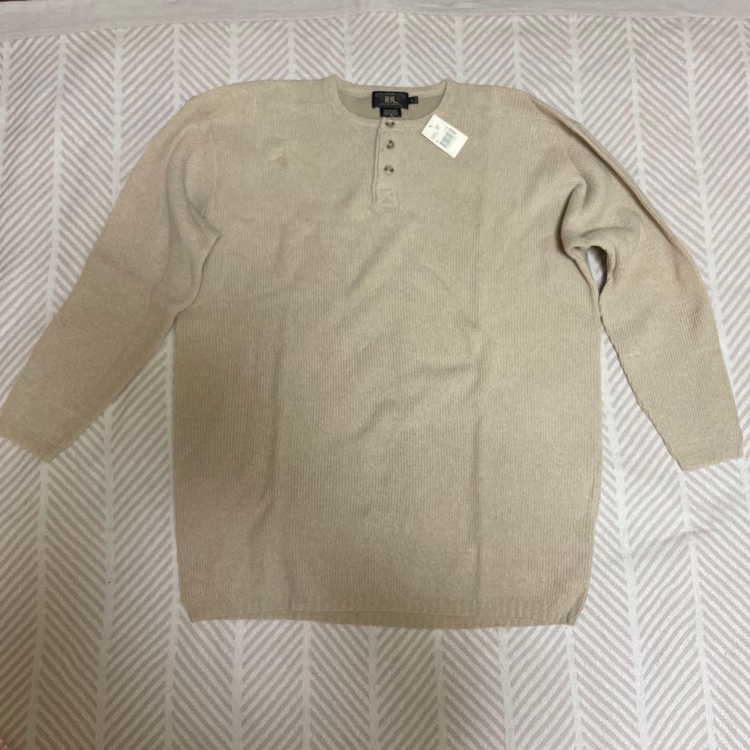 新品未使用 デッドストック RRL 三つ星 ハーフボタンニット XL - メルカリ