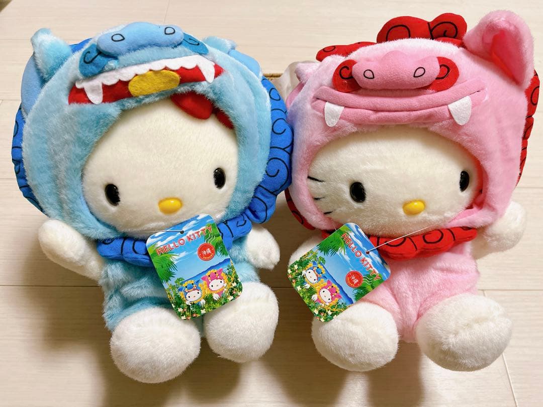 ハローキティ キティちゃん シーサー 沖縄 ぬいぐるみ キティ - メルカリ