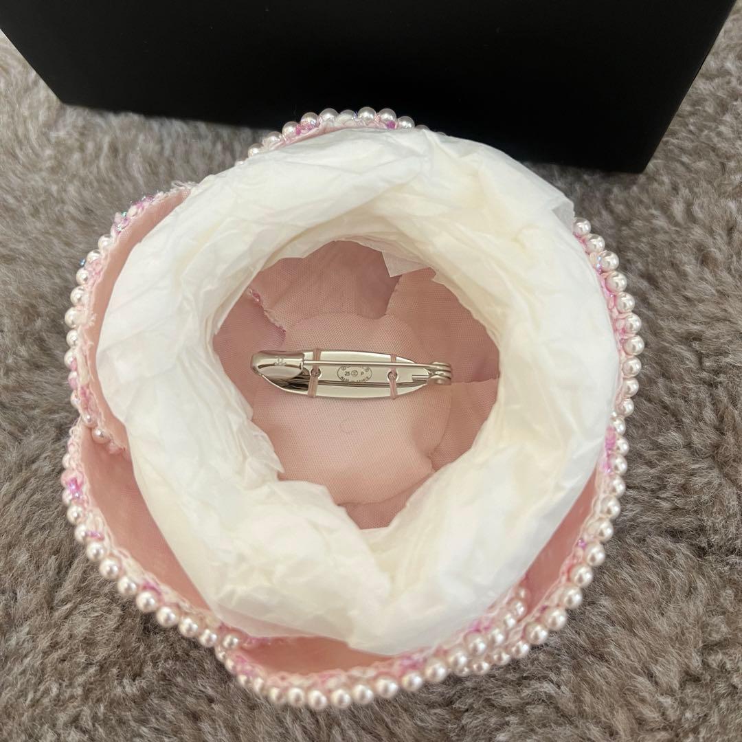 Aria_Vintage 様専用 CHANEL コサージュ ツイードピンク - メルカリ