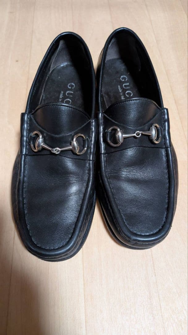 GUCCI ブラック ローファー 7 1/2 D