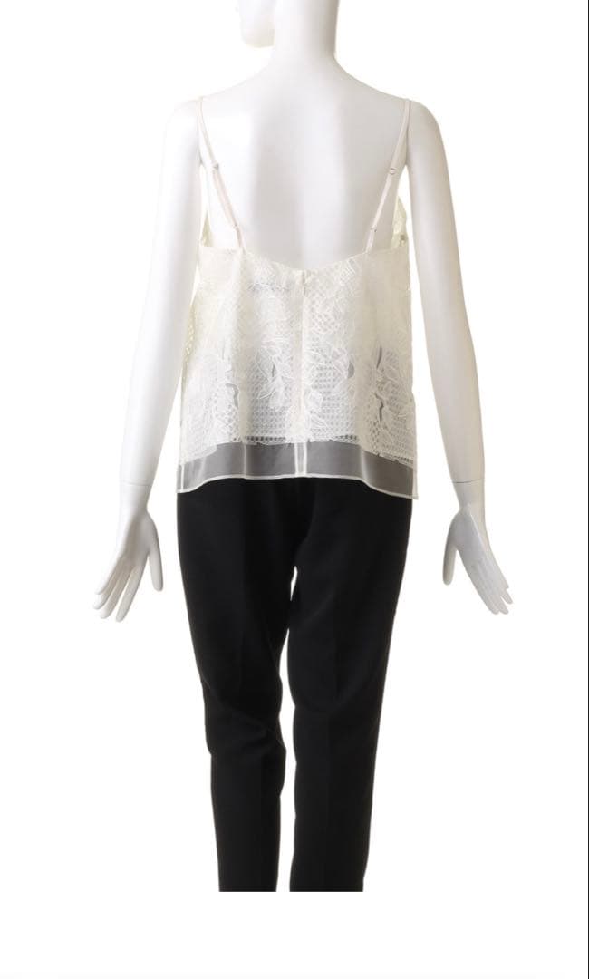 エブール オーガンジーレース キャミソール オフホワイト38