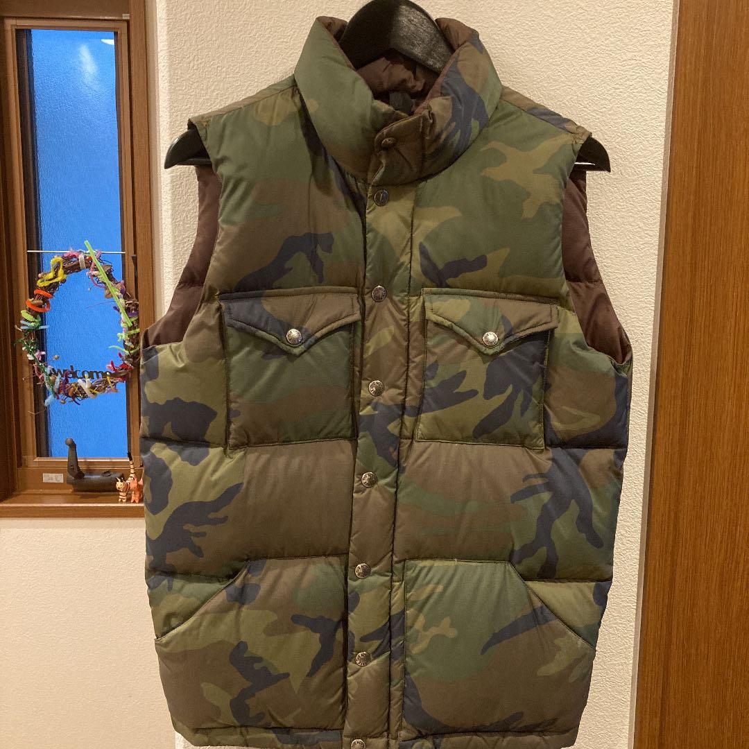 ノースフェイス ダウンベスト ☆全迷彩柄☆ - メルカリ