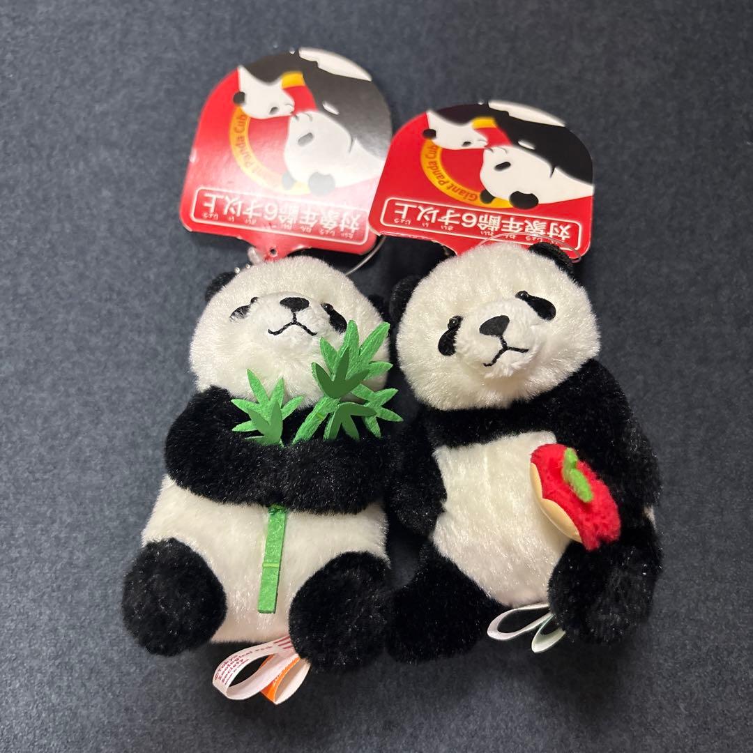 シャオシャオ レイレイ セット売り チェーン付き マスコットぬいぐるみ