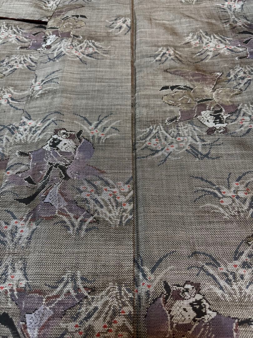 極上】「都喜ヱ門」本場奄美産大島紬「極上片ス12マルキ」「舞い童子」