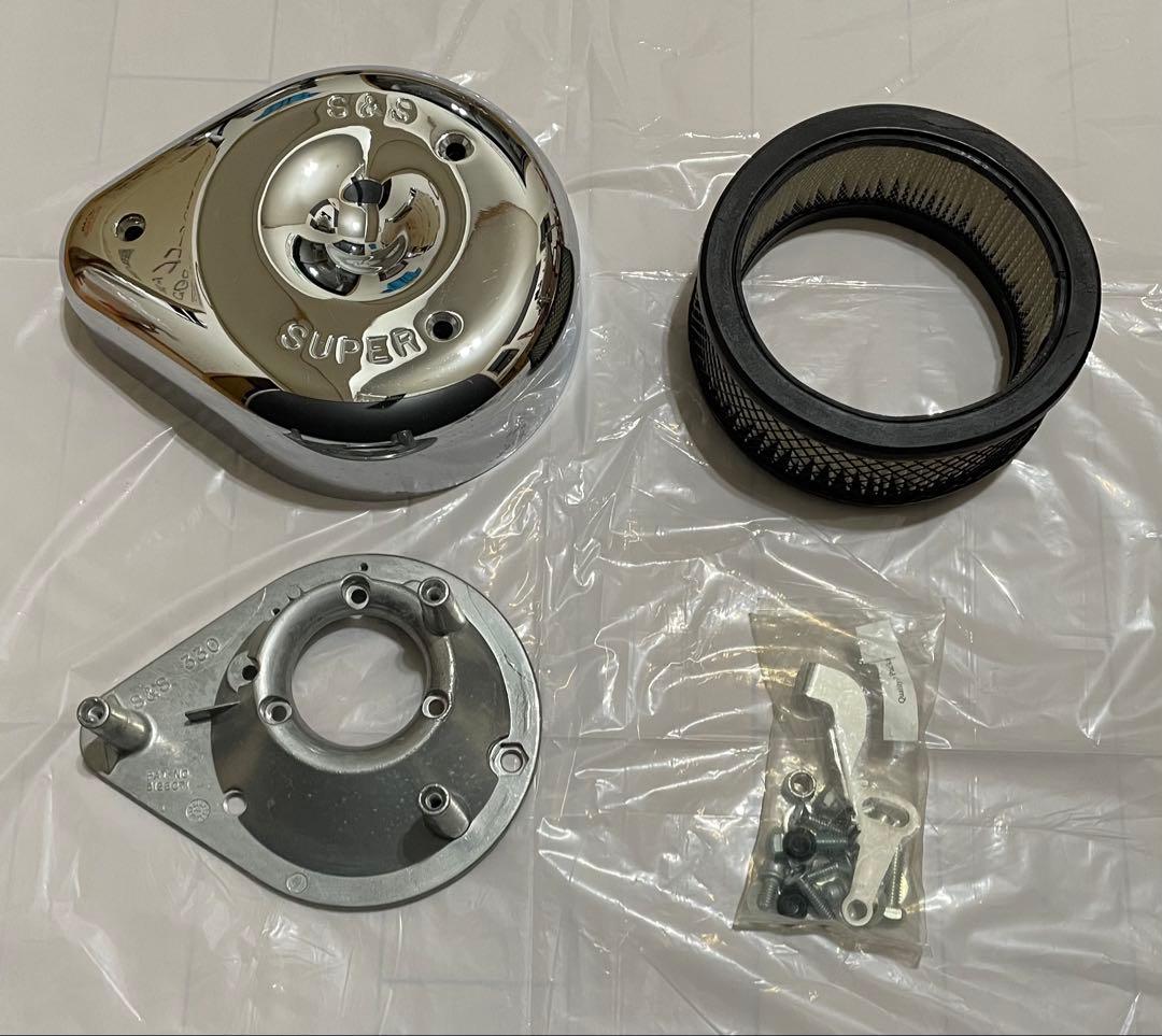 S&S SUPER エアクリーナー新品未使用 ティアドロップ ティアドロップエアクリーナーキット S&S エアーフィルター 【通販