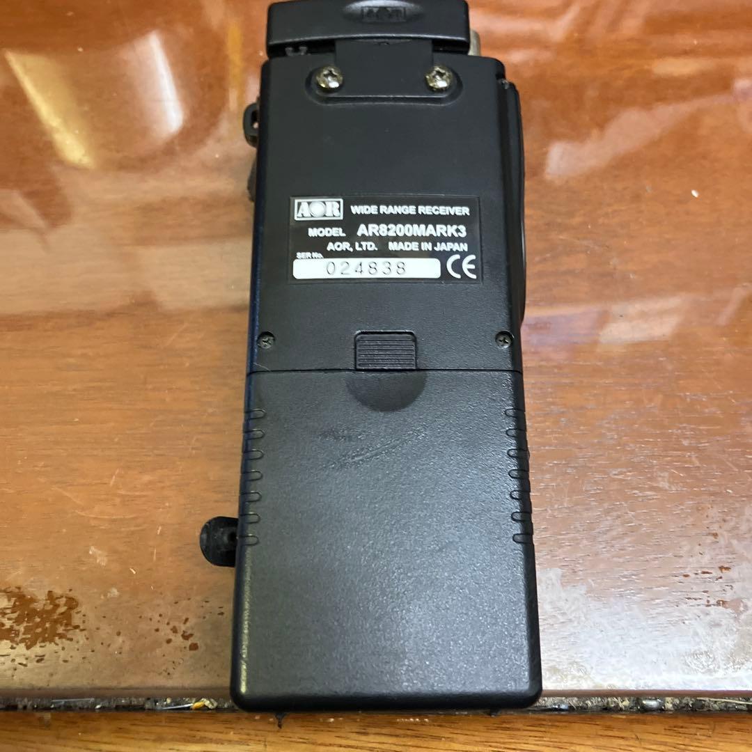 AOR AR8200 MARK3 広帯域受信機 通電確認出来てません、ジャンクで 受信機