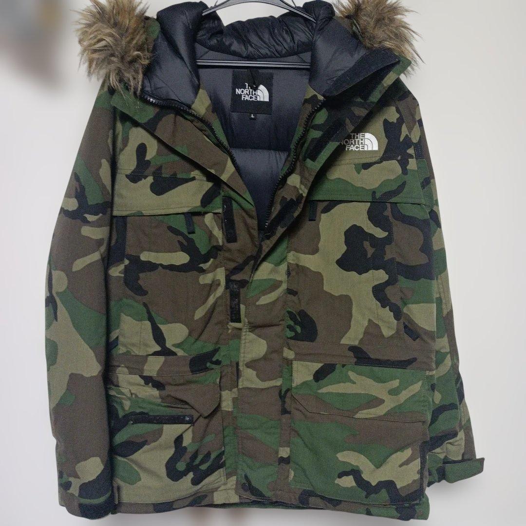 THE NORTH FACE 迷彩 ダウンジャケット Lサイズ THE NORTH FACE 迷彩 ヌプシ ダウンジャケット L - メルカリ