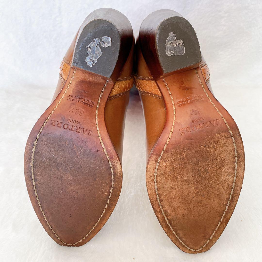 SARTORE ♡サルトル　本革ウエスタンブーツ　サイズ36.5 23.5cm