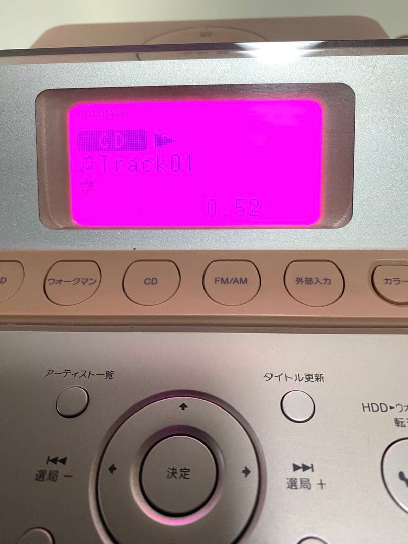 SONY HDD搭載 オーディオシステム HCD-E300HDピンク ソニー - メルカリ