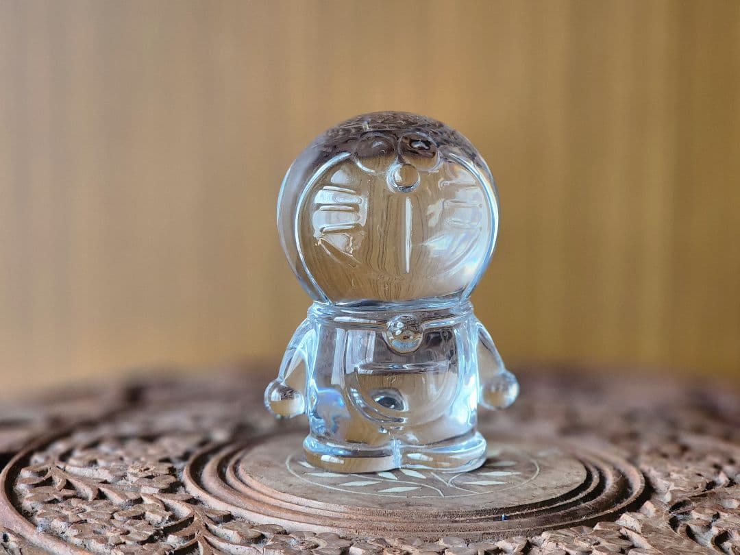 美品⭐バカラ⭐Baccarat⭐クリスタル⭐ドラえもん Baccarat バカラ ドラえもん・SWAROVSKI スワロフスキー 台座 Sサイズ