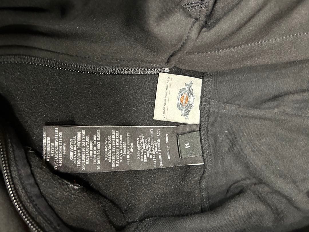 Harley Davidson レザージャケット 防寒インナー付きレディースM