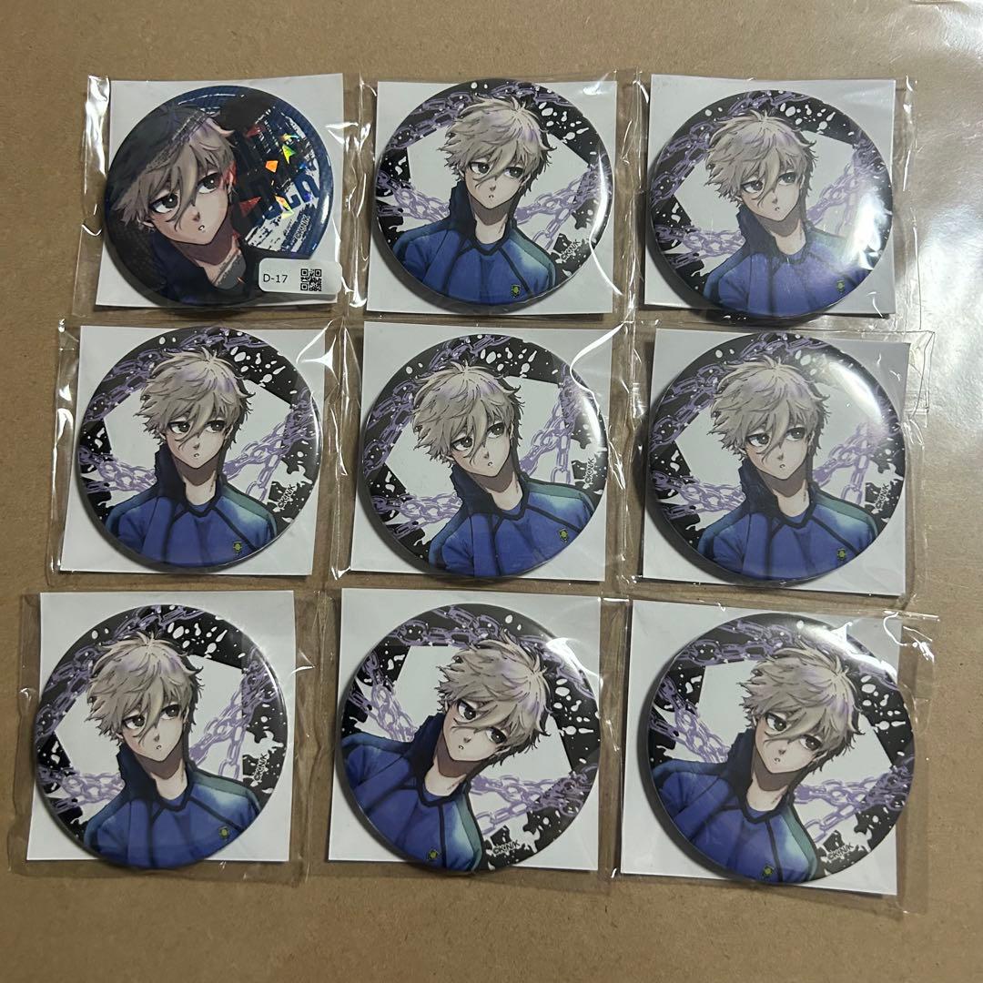 凪誠士郎 ブルーロック 缶バッジ くじメイト ホログラム 原作