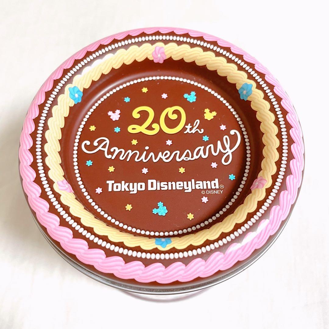 東京ディズニーランド20周年 チョコレートオンクッキー缶 スイーツ缶