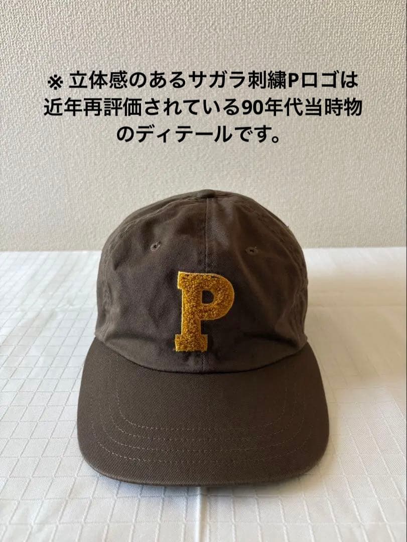 90s POLO Ralph Lauren Pロゴ サガラ刺繍 ブラウン Ralph Lauren POLO