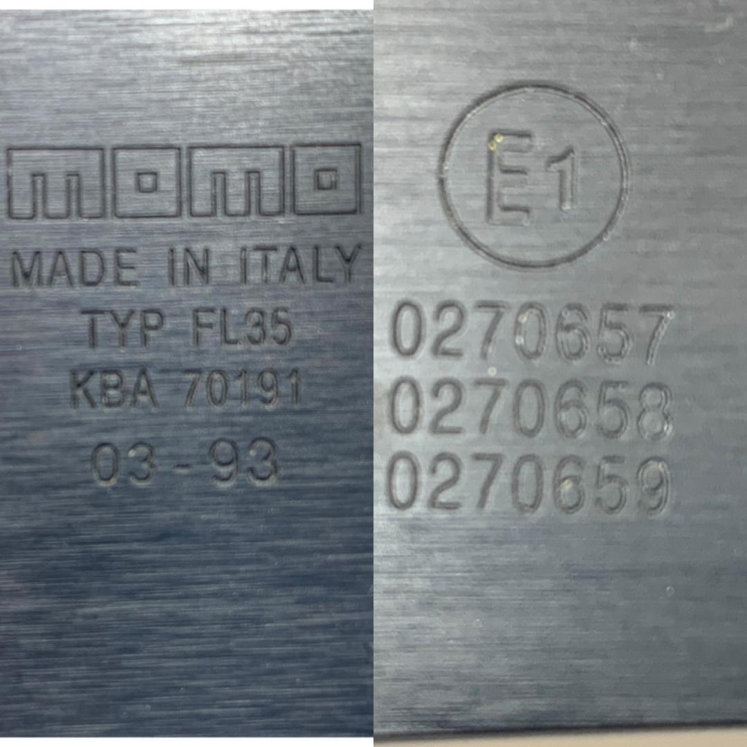 モモ TYP FL35 ウッド ステアリング 34.5Φ 希少 欧州専売モデル