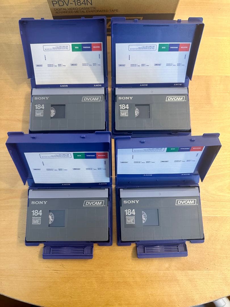 SONY DVCAMテープ PDV-184N 新品未使用4本セット④ - メルカリ