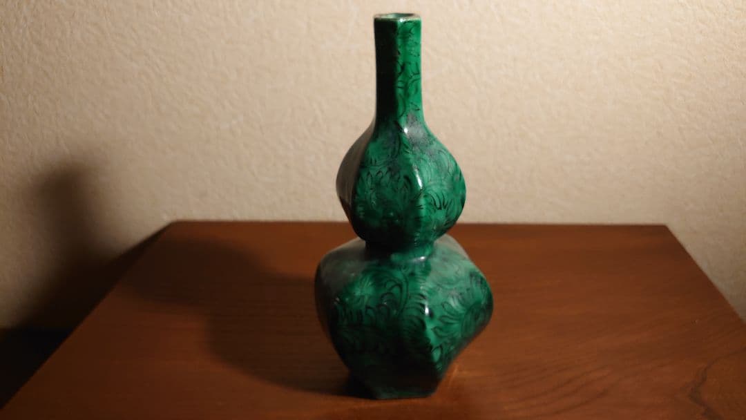 古九谷九谷焼花入徳利1客