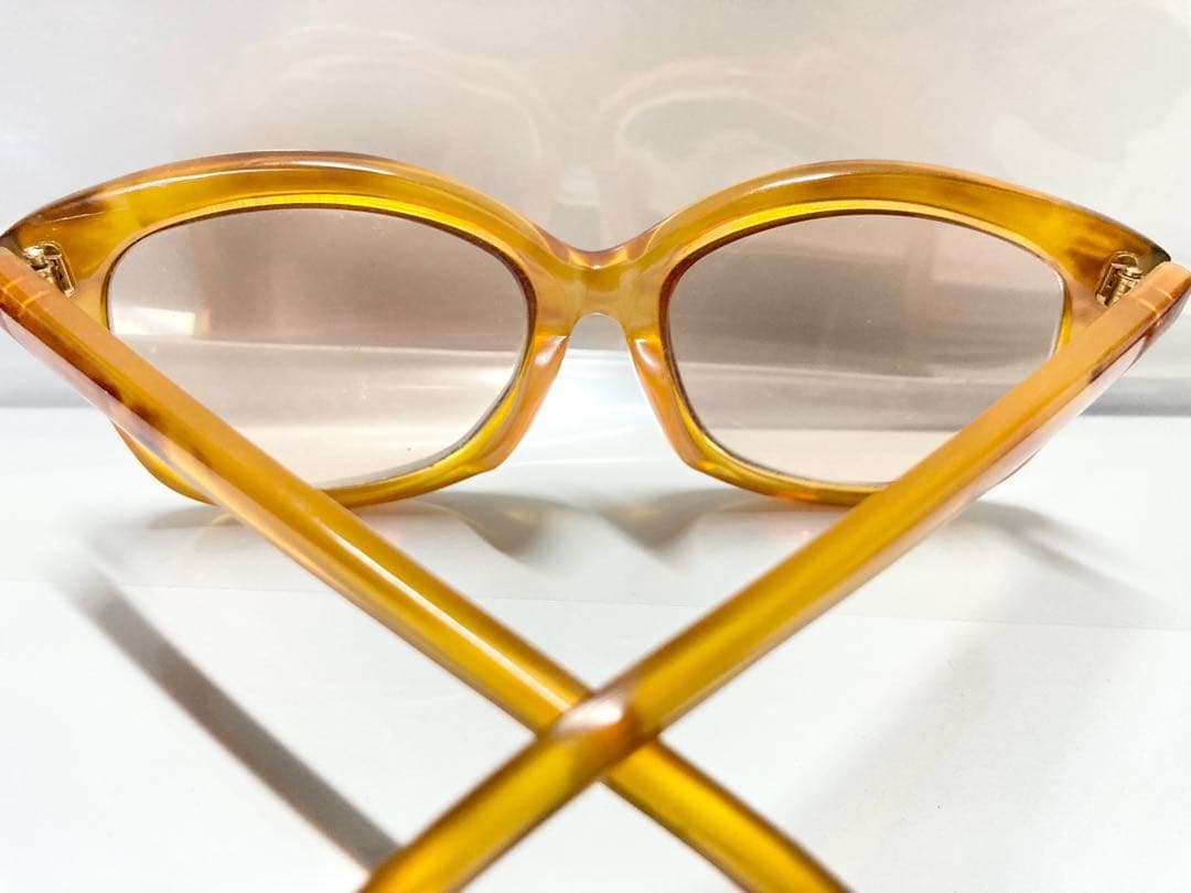 本鼈甲 白甲 べっ甲 定価250万 最高級 メガネ ウェリントン K18 - メルカリ