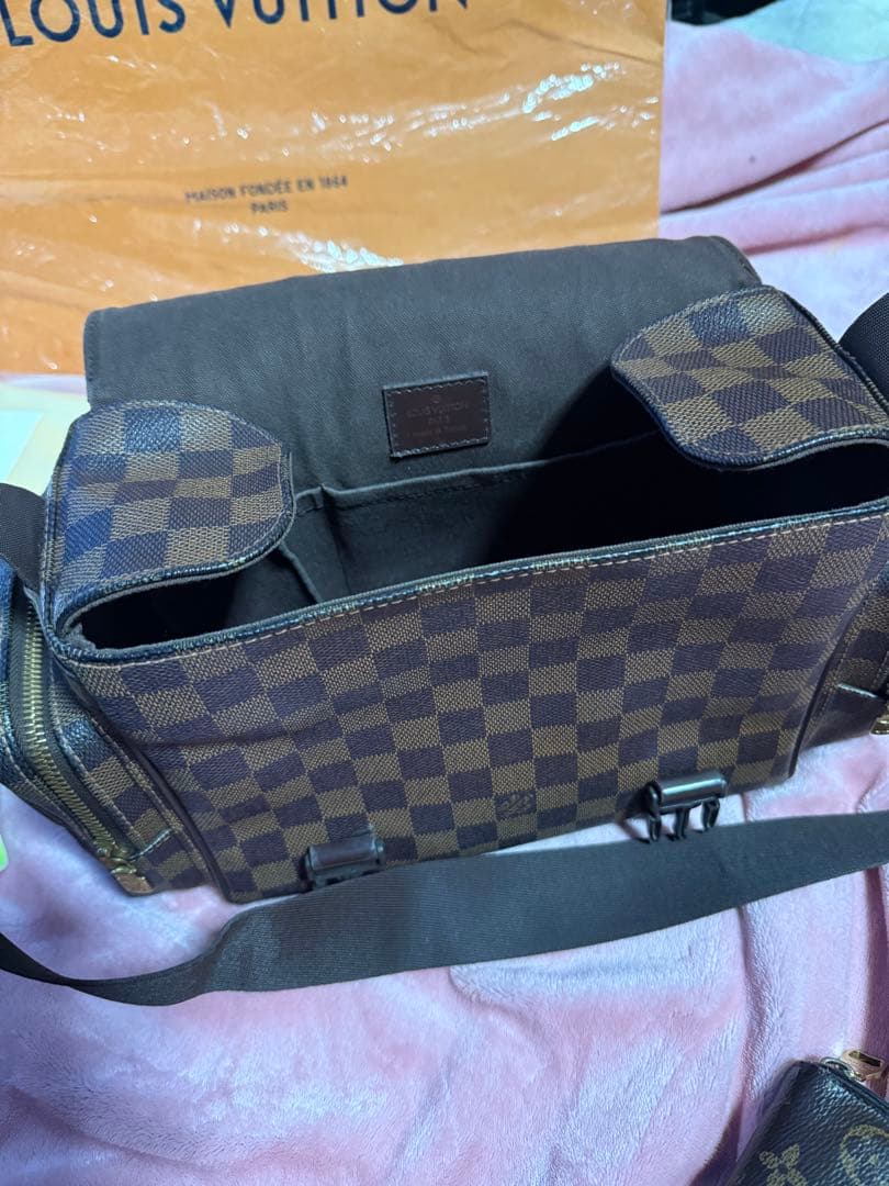 高級☆美品☆ルイヴィトン リポーター メルヴィール ダミエ ユニ