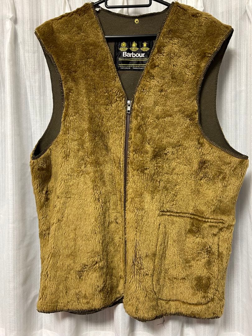 Barbour Us仕様パイルライナーベスト ブラウン US三軒茶屋 バブアー
