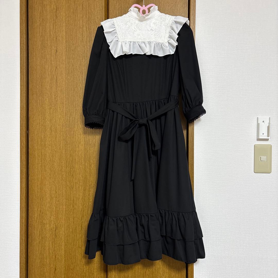 シェグリット　\"Harriet\"パフワンピース　ブラック　Sheglit