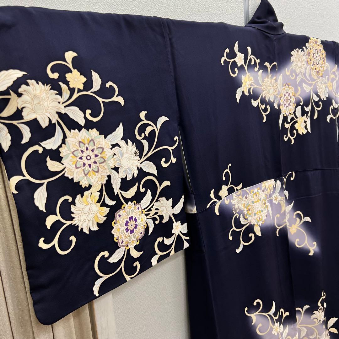 ボ*す様 裄68 正絹 袷 訪問着 アラベスク 難あり 安い 価格