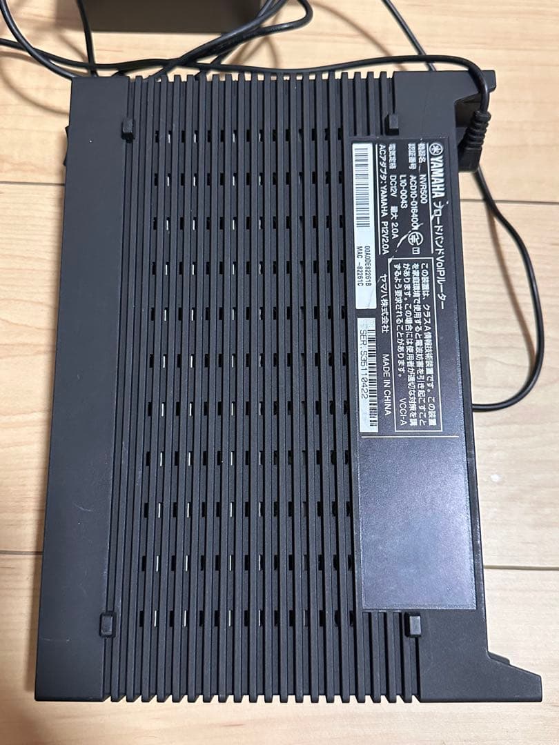 YAMAHA NVR500 NetVolante通電確認済み／初期化済み - メルカリ
