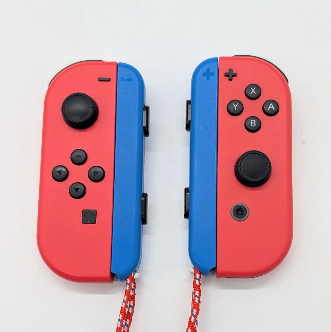 極美品】Nintendo Switch マリオレッド×ブルー ジョイコン - メルカリ