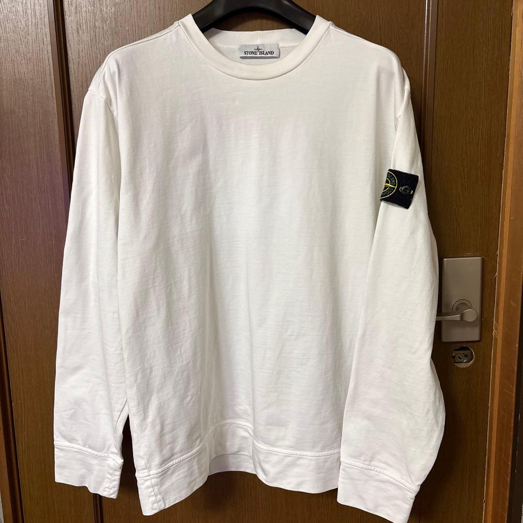 Mサイズ STONE  スウェット ホワイト SAINT M×××××× - 【ラスト1点】【コラボ】SM-HR8-0000-C38 / BJ_CREW
