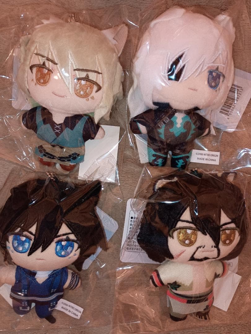 キラメモ◆ニトロキラル　Lamento ラメント　ぬいパル　4種セット キラメモ ニトロキラル ぬいぐるみ ぬいパル Lamento ラメント コノエ