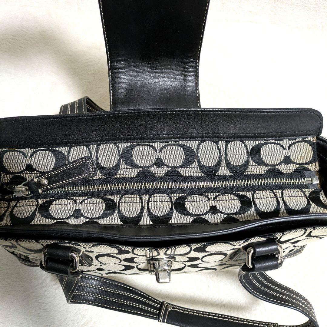 COACH コーチ ワンショルダーバッグ キャンバス F13975 ターンロック