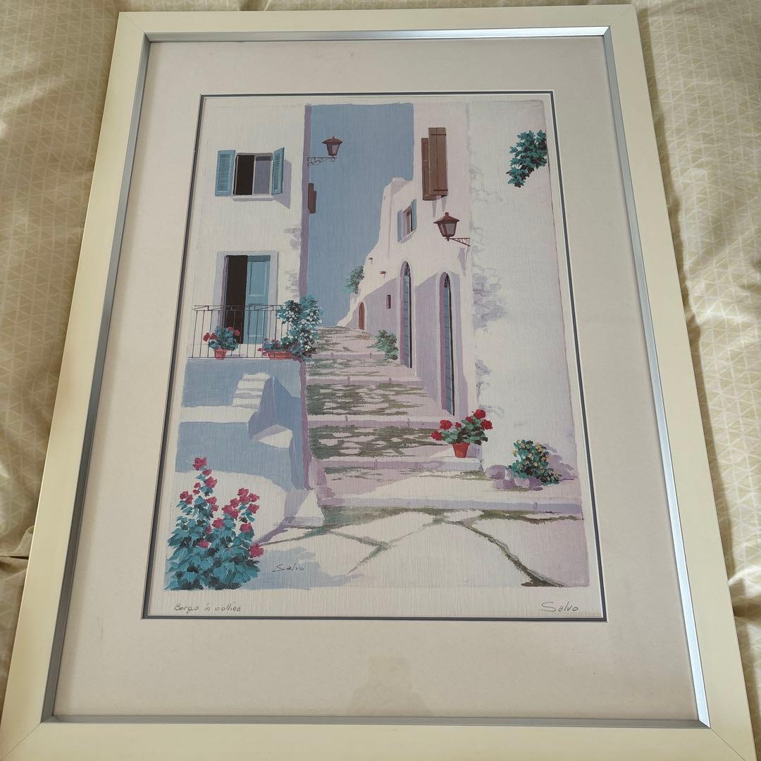 SALVO サルボ】Borgo in collina (階段)白フレーム - メルカリ