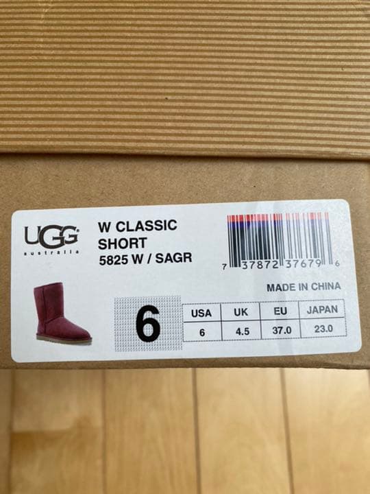 最終値下げ　UGG ムートンブーツ　クラシック　ショート　サイズ6　23.0cm