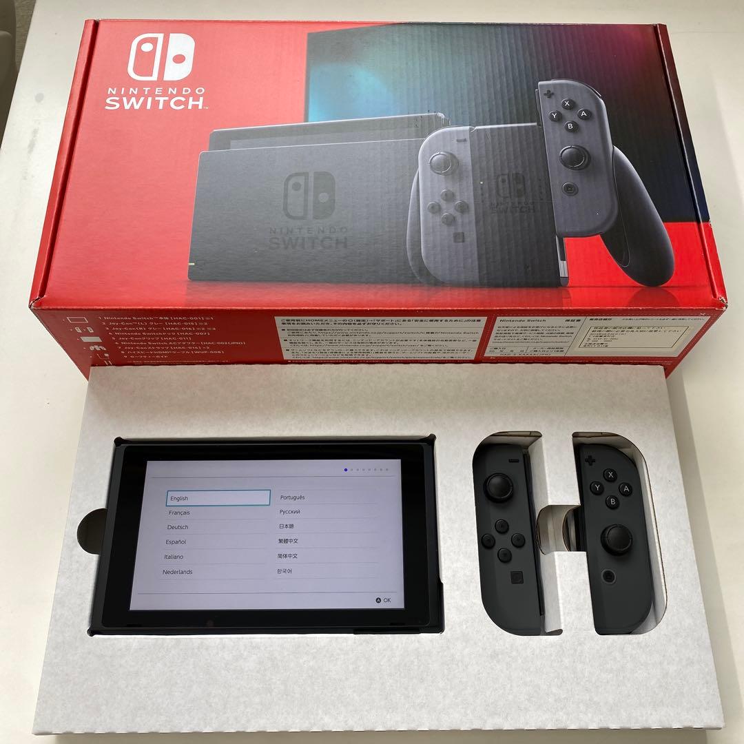 Nintendo Switch ニンテンドースイッチ 本体 グレー Nintendo Switch 本体【Joy-Con(L)/(R) グレー】 | 任天堂 | HAD-S