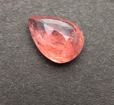非加熱　パパラチア　サファイア　ルース　1.509ct