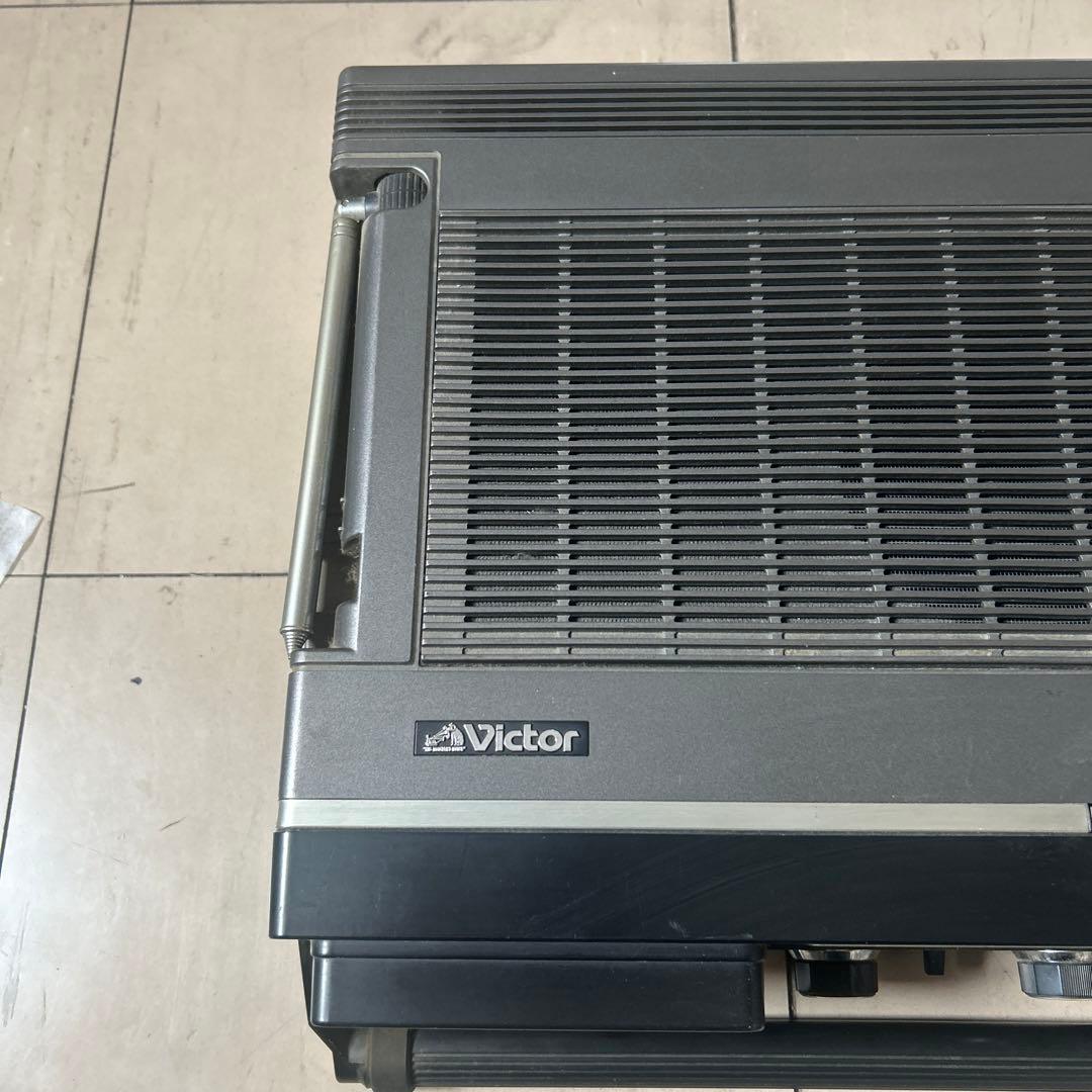 Victor ビクター カラーテレビ付きラジカセ ジャンク 昭和レトロ