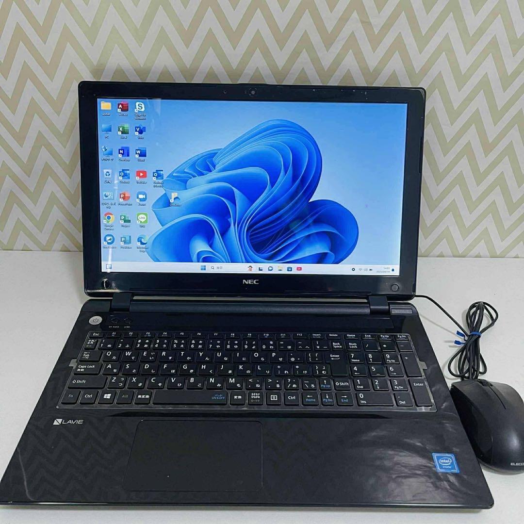 T398 NECノートパソコンSSD高速 WEBカメラWindows11オフィス - メルカリ