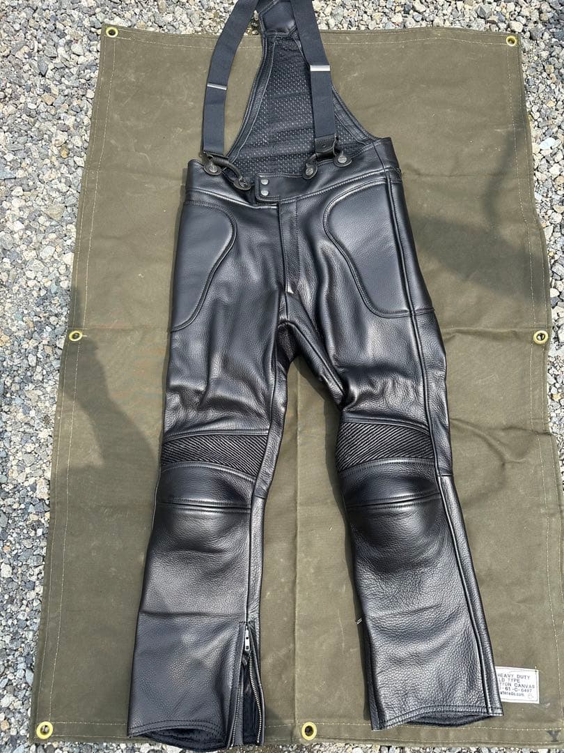 カドヤ KADOYA ディフュージョンパンツ Mサイズ 本革 新品試着のみ