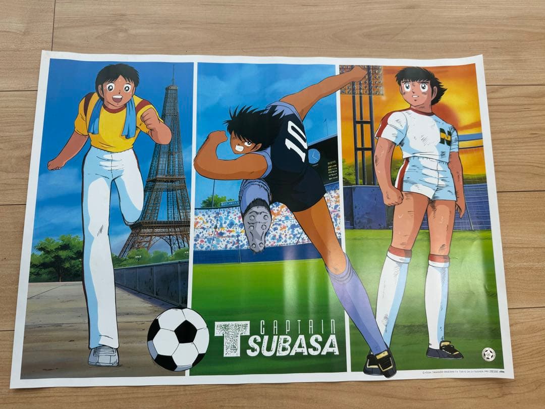 キャプテン翼 ポスター 当時物 初代 グッズ 大空翼 昭和アニメ 希少