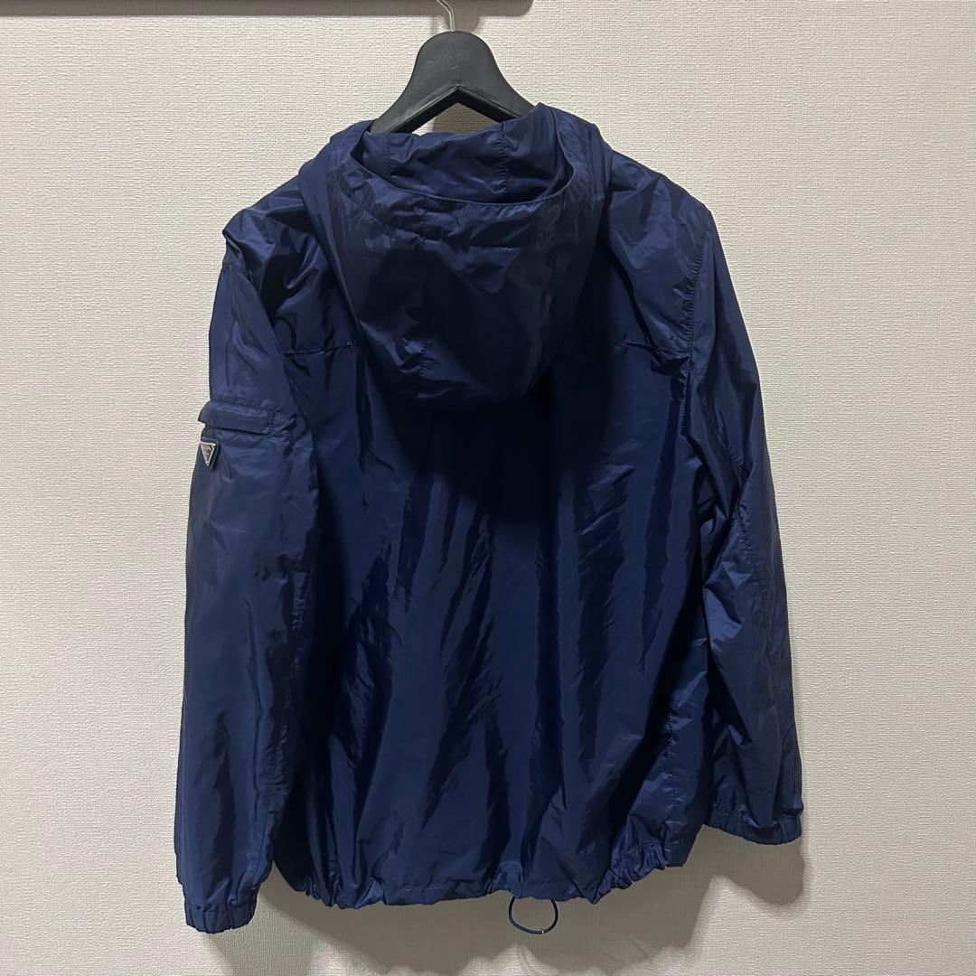 希少52サイズ！ プラダ ナイロンジャケット ネイビー 三角ロゴ - メルカリ