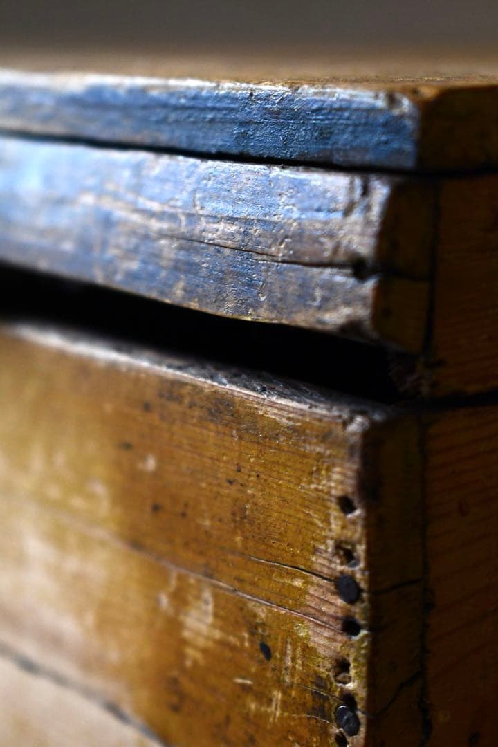 フランス アンティーク 木箱 vintage ブロカント 1880年 襤褸