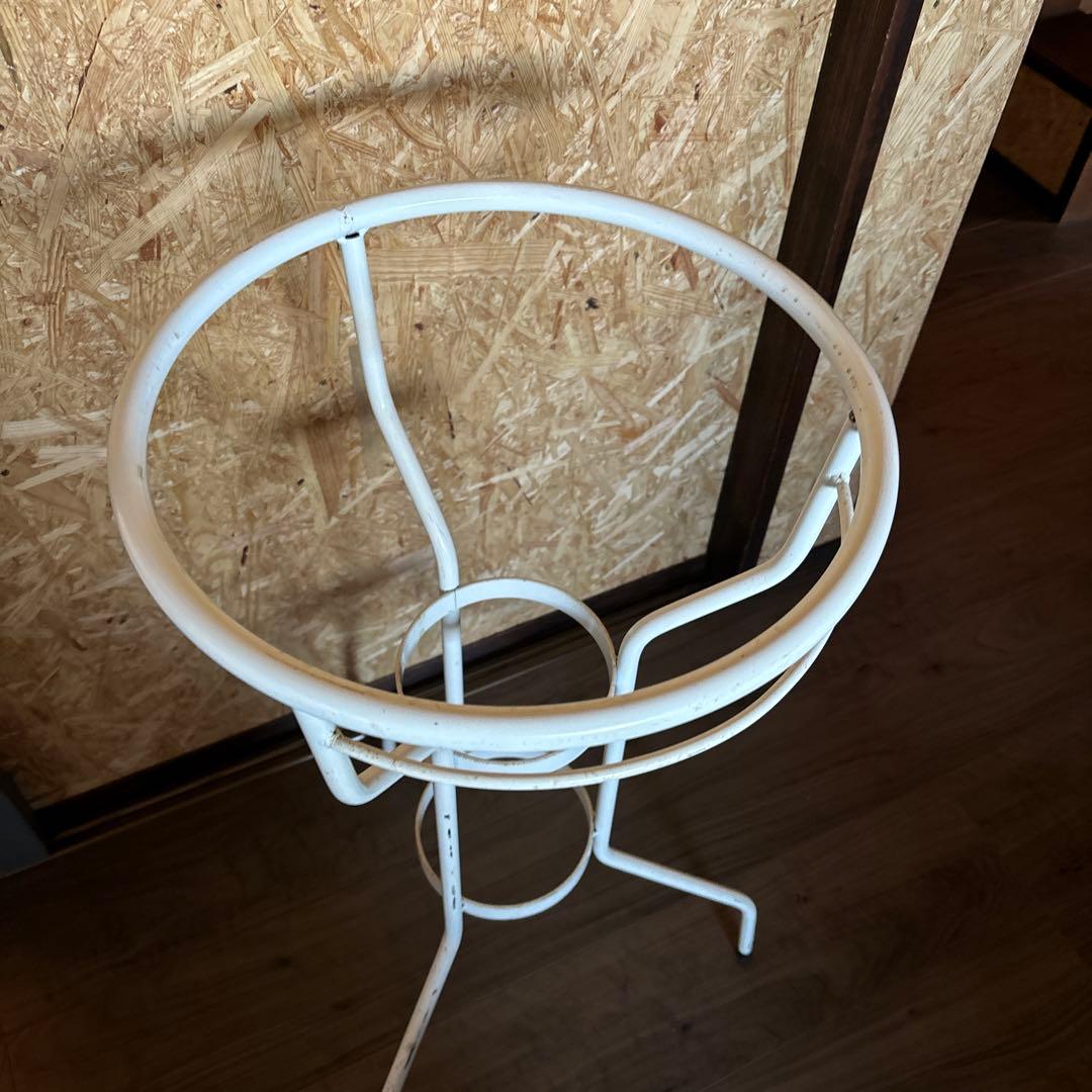 アンティーク ホーロー 洗面器 スタンド 病院 レトロ 琺瑯 古道具