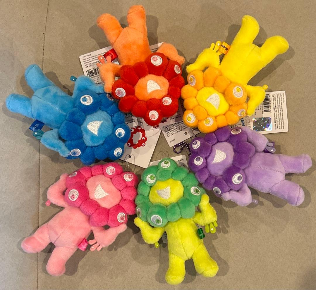 EXPO 万博　ミャクミャク　ボールチェーンマスコット　推しカラーミャク　全6色 ミャクミャク ボールチェーンマスコット 推しカラー 6種セット