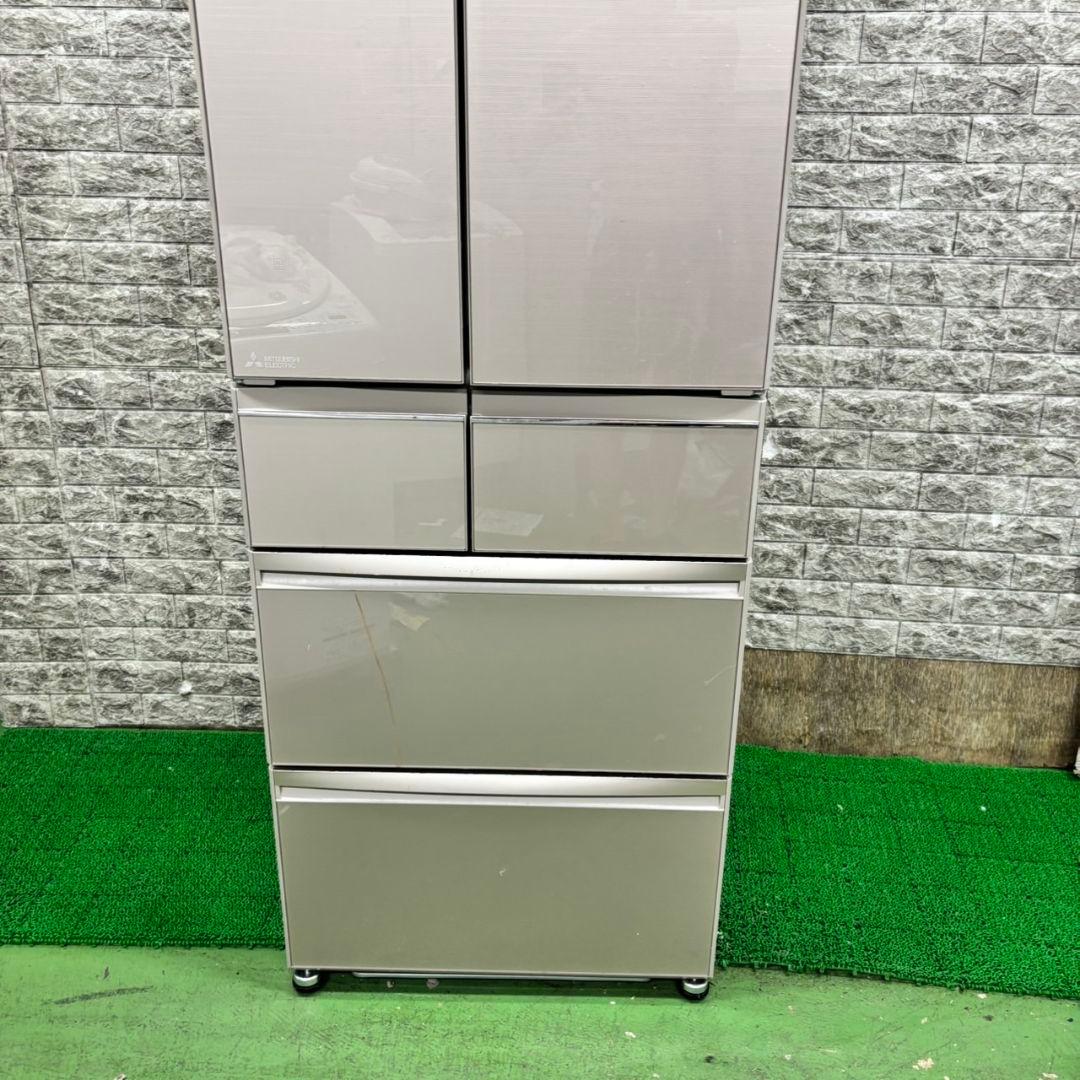 584 三菱 大型冷蔵庫 470L 400L強 小型 家庭用 自動製氷 きれい