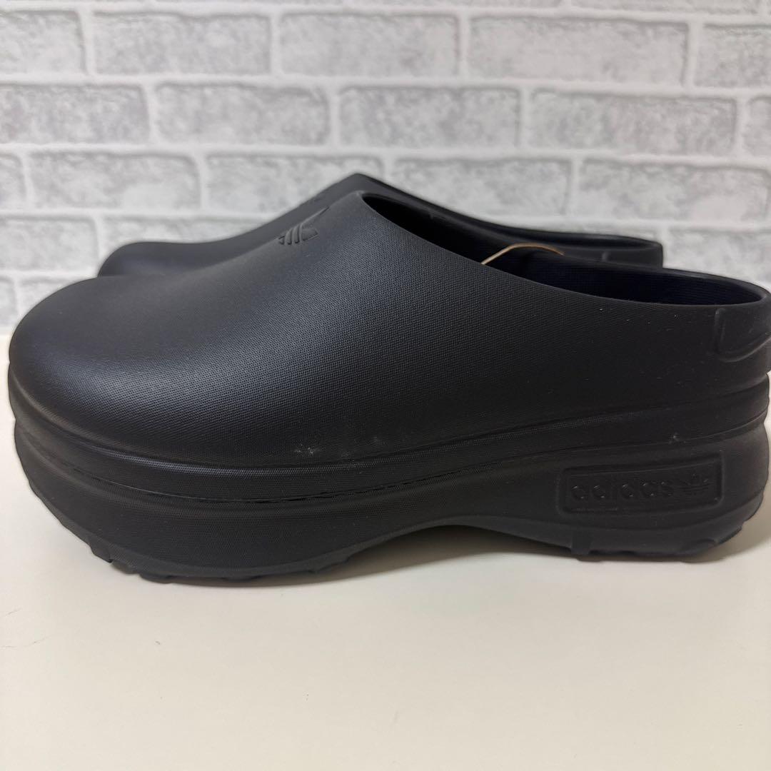 【新品】アディダス スタン スミス ミュール 厚底ブラック 23.5cm