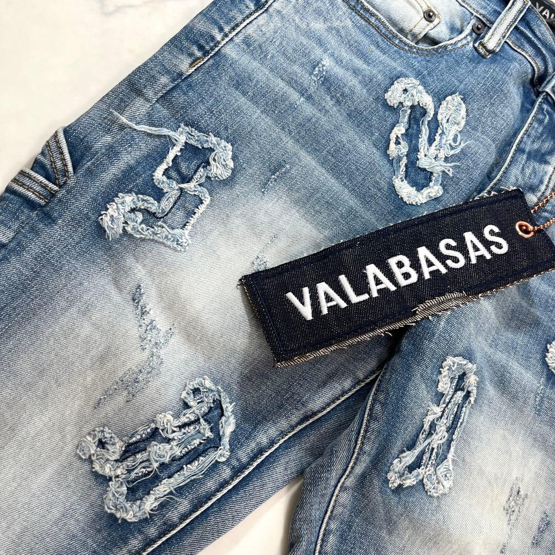 eyden着用モデル! valabasas バラバサス スタックフレアデニム M